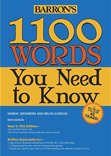 Barron's 1100 Words You Need to Know